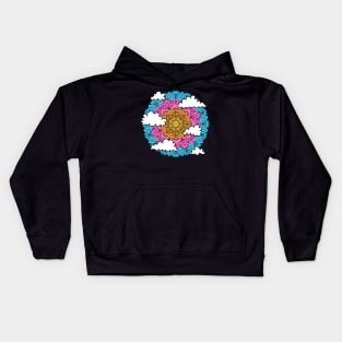 Cloud Mandala Kids Hoodie